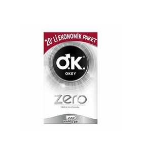 Okey Prezervatif Zero Ekstra İnce Formlu 20'li