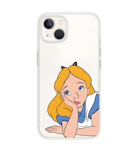 Iphone 14 Uyumlu Alice Tasarımlı Şeffaf Telefon Kılıfı