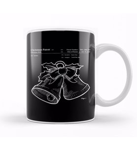 Christmas Bells Blueprint Kupa Bardak Porselen