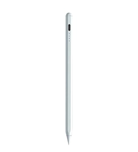 Lexroo iPad Uyumlu Stylus Kalem K2259 Şarjlı Dokunmatik LED Pil Göstergeli Alüminyum Beyaz