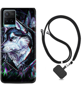 Vivo Y11S Y21S Y20 Y20S Y70 Kılıf Boyun Askılı Silikon Dog Eyes 1761