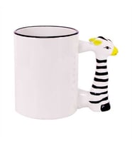Zebra Figürlü Kupa Bardak(istenilen baskıyla)