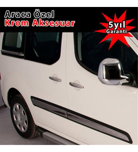 Citroen Berlingo Yan Kapı Çıtası Kromu Nikelajı 2008 Sonrası