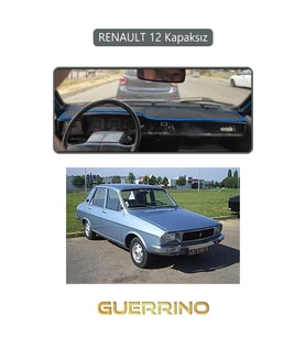 RENAULT 12 - Toros   KAPAKSIZTORPİDO KORUMA HALISI GRİ KENAR