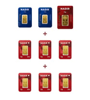 Nadir Gold 24 Ayar 16 Gram Altın (1 Ad 5 Gram Altın + 2 Ad 2,5 Gram Altın + 6 Ad 1 Gram Altın )