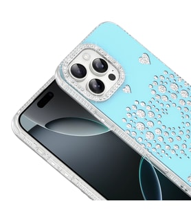 iPhone 16 Pro Kılıf Damla Taşlı Rivas Sert PC Kılıf