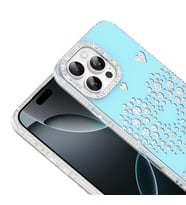 iPhone 16 Pro Kılıf Damla Taşlı Rivas Sert PC Kılıf