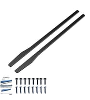 MERCEDES C CLASS W205-C205-A205-S205 2015-2018 Marşpiyel Altı Lip / MERCEDES C CLASS W205-C205-A205-S205 Makyajlı 2018-2021 Marşpiyel Altı Lip (2 Pcs) (Siyah)