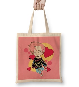 Park Jimin You Never Walk Alone Chibi Jimin Bez Çanta Uzun Saplı