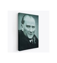 Atatürk Portre Tablosu Mustafa Kemal Atatürk Dekoratif Kanvas Tablo-CG-57