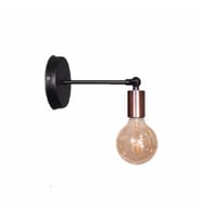 RİOLİGHT MAFSALLI BAKIR DUYLU METAL APLİK (Siyah - Beyaz)