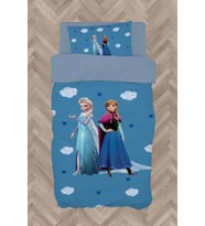 MEKTA HOME BEBEK VE ÇOCUK ODASI Seksekli ve Elsa Anna Desenli Nevresim Takımı
