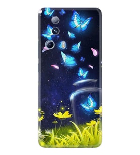 Xiaomi Mi 13 Lite Kılıf Resimli Desenli Baskılı Silikon Flowers Fox 1309