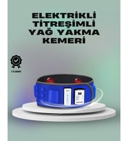 Zayıflama ve Masaj İçin Mıknatıslı Elektrikli Titreşim Kemeri - 7.2W Güç