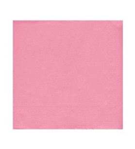 Peçete düz desenli pembe pk:20-