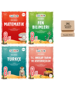Okyanus LGS 8. Sınıf Classmate Matematik Fen Türkçe ve İnkılap Soru Bankası 4lü Set + Telefon Standı