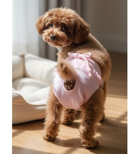 Pink Rosie Kemique's Secret Köpek İç Çamaşırı Regl Külot Don (Pembe)