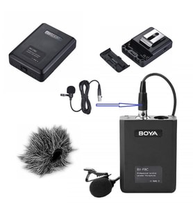 BOYA BY-F8C Cardioid Tek yönlü Vokal Yaka Mikrofonu