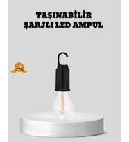 Type-C Şarjlı LED Kamp Lambası – Uzun Ömürlü Pil ve Yüksek Parlaklık