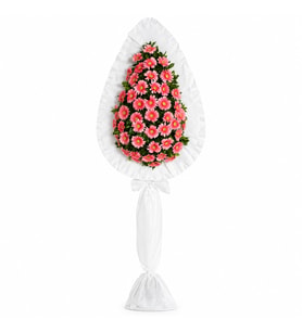 PEMBE GERBERA ÇELENK TASARIMI