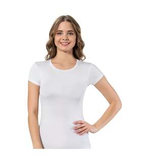 Lüx Drm Bayan Bambu Likralı Kısa Kollu Body Fanila Atlet 3751