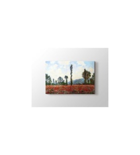 Claude Monet - Campo Di Papaveri Tablo - 106188 - 40x60 Cm