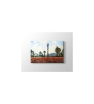 Claude Monet - Campo Di Papaveri Tablo - 106188 - 40x60 Cm