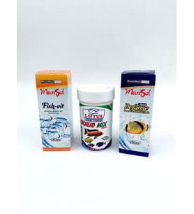 Cichlid Mix Balık Besleme ve Bakım Seti