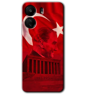 Xiaomi Redmi 13C Kılıf HD Desen Baskılı Kılıf - Anıtkabir Atatürk