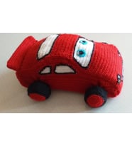 Şimşek Mcqueen Amigurumi Organik Oyuncak