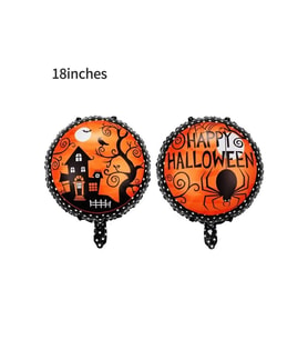 Mini Party Store Örümcekli Halloween Folyo Balon