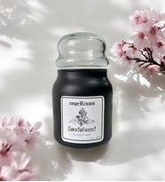 impeRiums El Yapımı Sandal Ağacı Kokulu Cam Kavanoz Mum ( 420 gr )