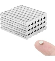 Magnet 100 Adet - Yuvarlak, Neodyum Mıknatıs, 4X2 Mm, Güçlü Magnet, N35 Kalite