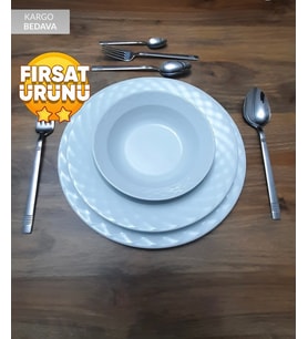 KARDELEN TURKUAZ  12 kişilik 60 parça kaşık çatal  set