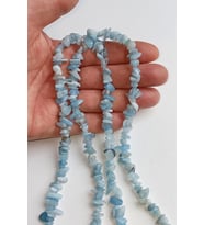 Doğal Akuamarin Kırıktaş Dizi - 80 cm.