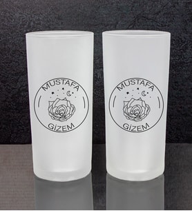 eJOYA Kişiye Özel 2'li Rakı Bardağı 111459