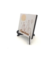 Kapadokya Baskılı MDF Masaüstlük 10X10