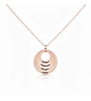 Aile Halkaları Kolye - Rose
