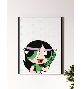 Powerpuff Girls Tasarımlı 24*33 cm 350 gr. Kuşe Kağıt Poster PYTKPSTR051