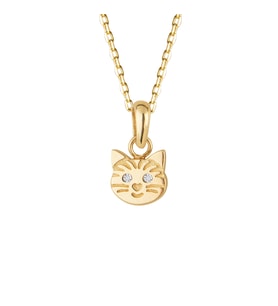 14 Ayar Kedi Altın Kolye 1,5 gr