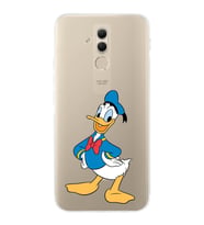 Huawei Mate 20 Lite  Kamera korumalı Kapak Donald Duck Tasarımlı  Şeffaf Kılıf