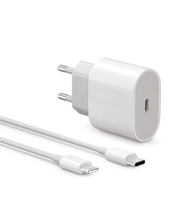 25 W Turbo Hızlı Şarj Seti (Type-c Lightning Kablo ve Adaptör)