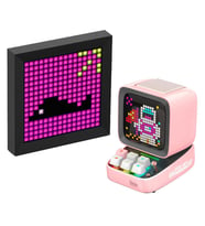 Divoom Ditoo Pro Pembe Bluetooth Hoparlör ve Pixoo Led Ekran Seti