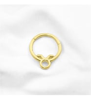 Glorria Altın Boğa Burcu Halka Helix Piercing