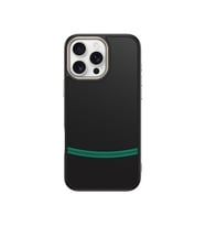 Lexroo iPhone 16 Pro Max Kılıf M-safe Şarj Özellikli Karbon Fiber Görünümlü Antina Kılıf - Siyah-Yeşil