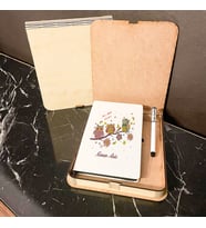Doğum Günü Hediyesi Ahşap Kutulu Defter Kalem Set