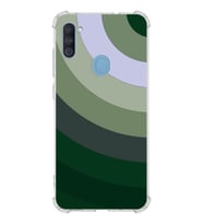 Samsung Galaxy M11  Köşe Korumalı Antişok Kapak Renk Cümbüşü Tasarımlı  Silikon Kılıf (Şeffaf)