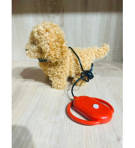 Kumandalı Pilli Minik Peluş Sesli Havlayan Köpek (Karışık)