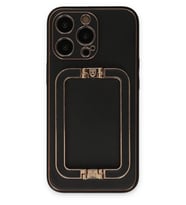 Durukar® iPhone 13 Pro Max Kılıf Coco Elit Kapak - Siyah