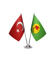 Zaire İkili Masa Bayrağı